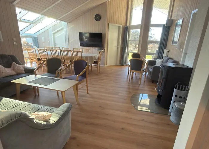 Fjordhaus Am - 6 Schlafzimmer, Seeblick, Sauna Und Whirlpool Дом отдыха